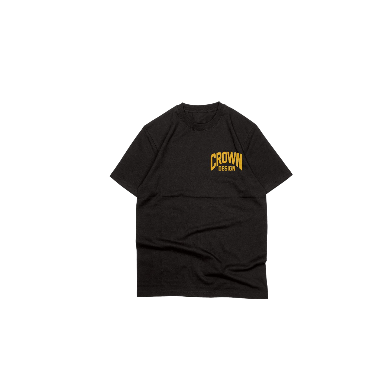 100% Cotton Black & Yellow Tshirt